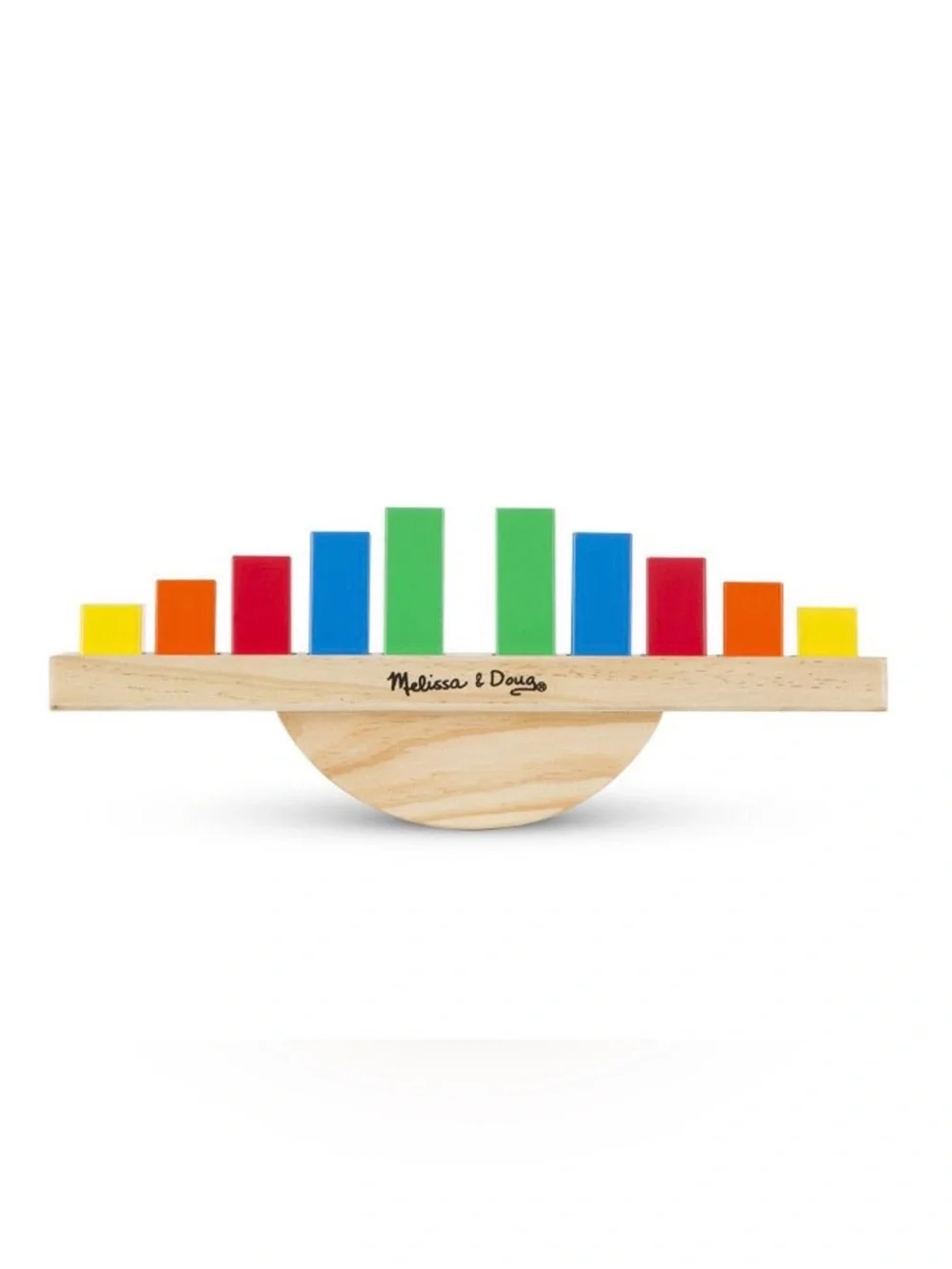Melissa & Doug Balance Toy Wood w/Blocks & Cards, 3+. EUC Montessori learning